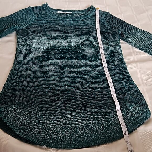 HOST PICK 🥳 Cleo Petite Knitted Sweater With Half-Sleeves XS Hunter Green - Picture 12 of 16